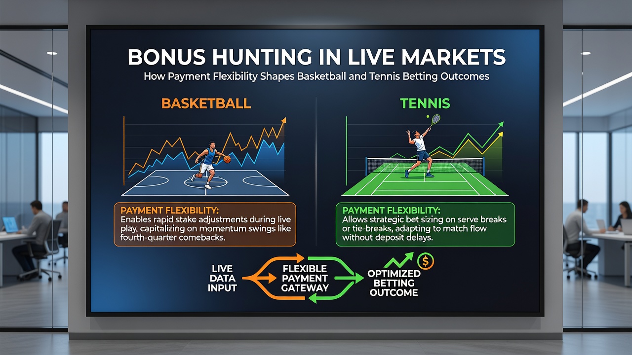 Analyse von Live-Quotenwechseln und Zahlungsoptionen im Tennis und Basketball