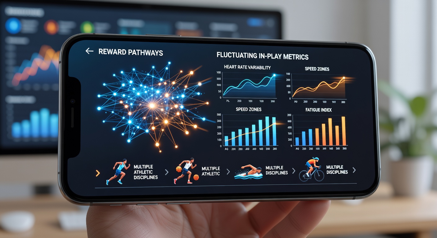Visualisierung von Belohnungspfaden und In-Play-Daten in Sport-Apps