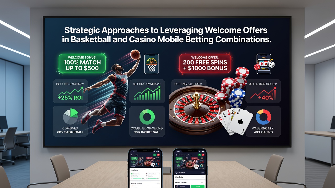 Strategien für kombinierte Basketball- und Casino-Mobile-Wetten